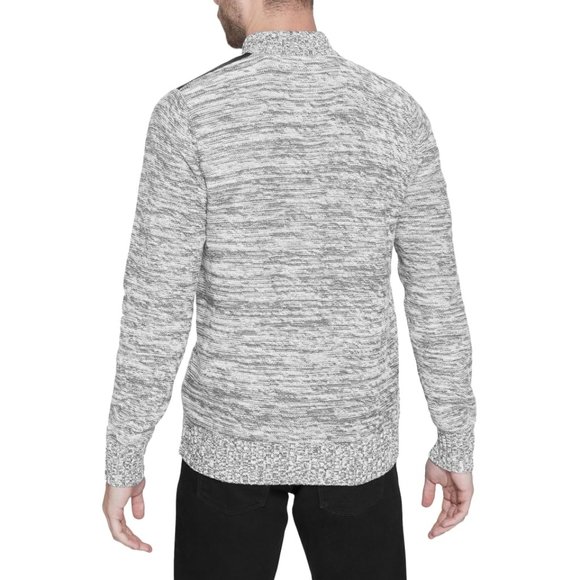 New GUESS Men's Drian Mock-Neck Zip Sweater - Picture 4 of 10